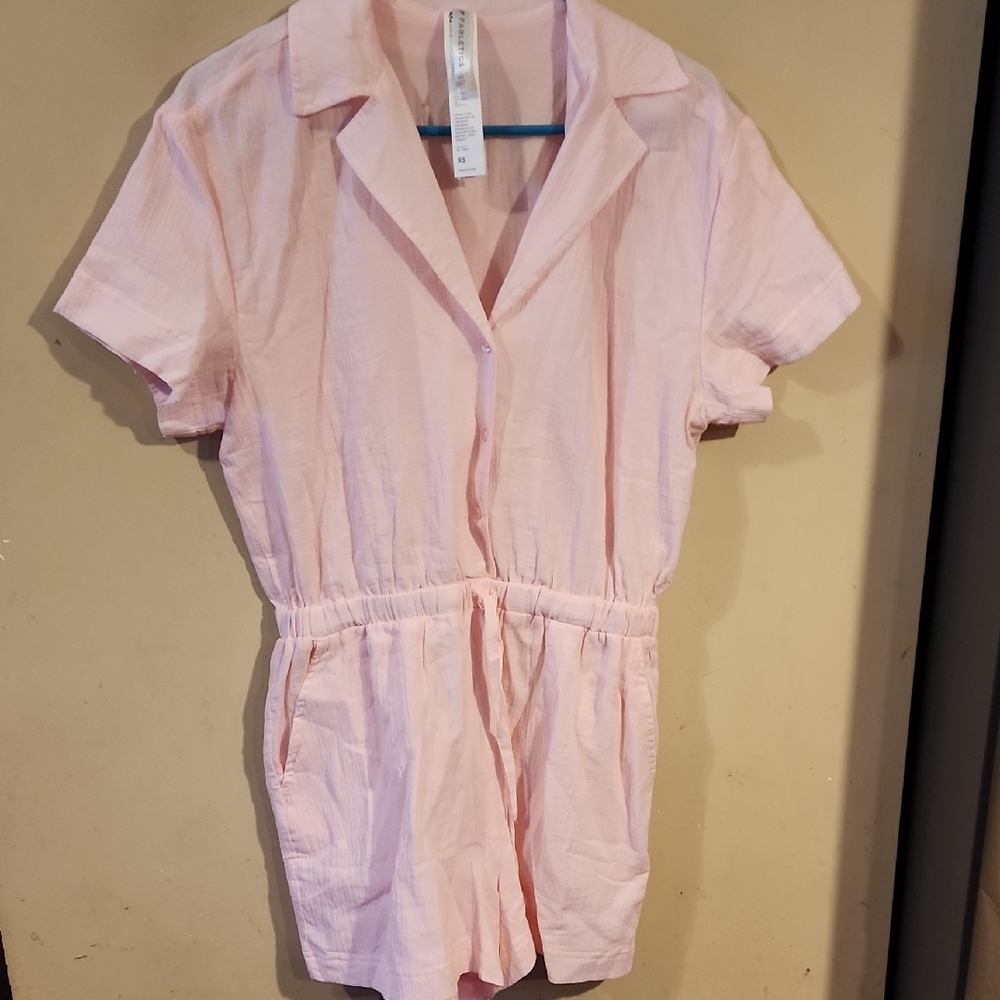 Fabletics Light Pink Collared Top - image 3